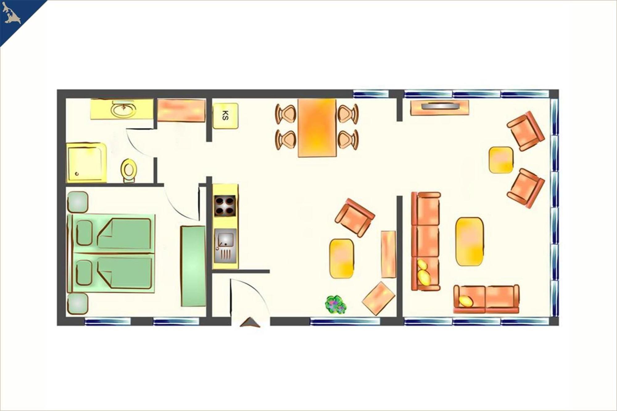 Apartment Westfalia 4 Heringsdorf  Extérieur photo